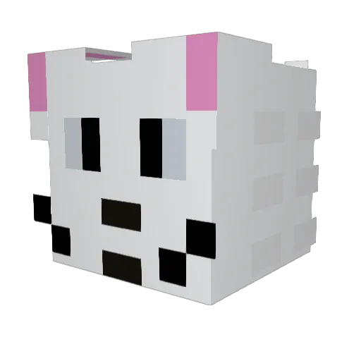 Kryonic69 Minecraft avatar head, 3D render