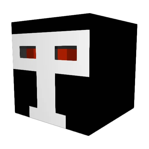 Kryosin Minecraft avatar head, 3D render
