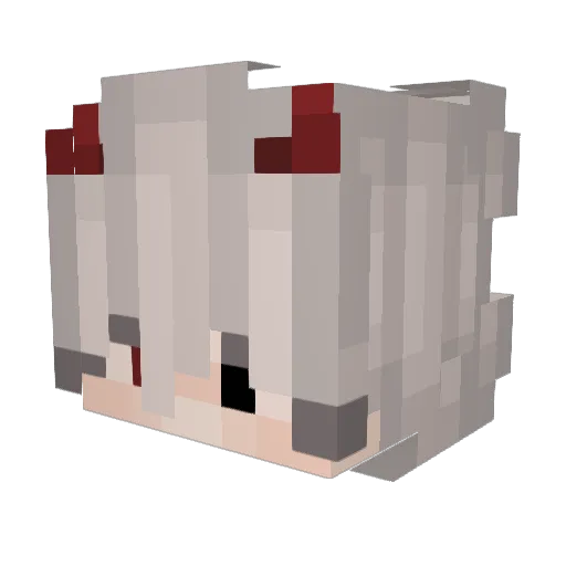 Krypt0nnn Minecraft avatar head, 3D render