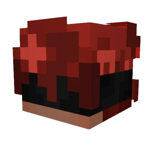 Krypt3k_ Minecraft avatar head, 3D render