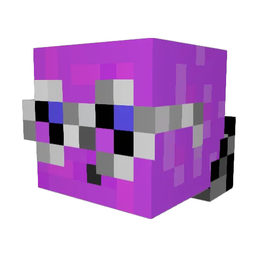 KryptLMAO Minecraft avatar head, 3D render