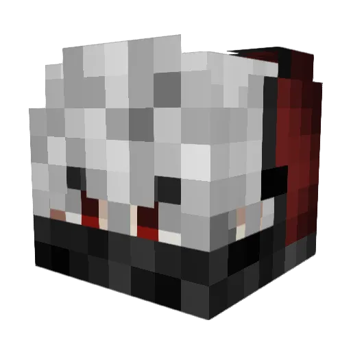 KrypticHypnosis Minecraft avatar head, 3D render