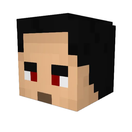 KrypticShadowzzz Minecraft avatar head, 3D render