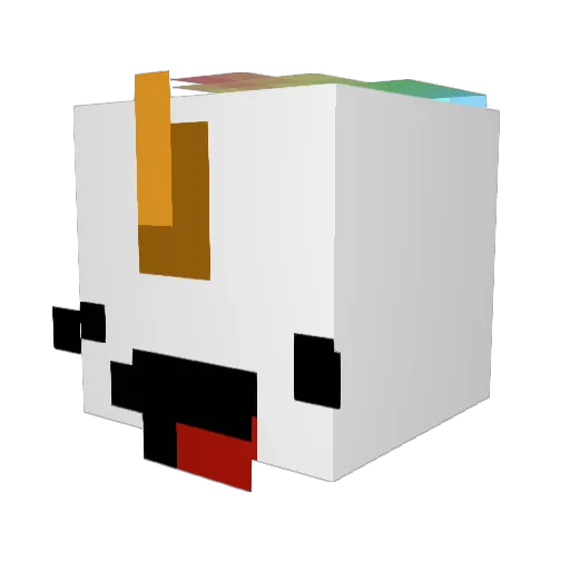 Kryptic_IzzyYT Minecraft avatar head, 3D render