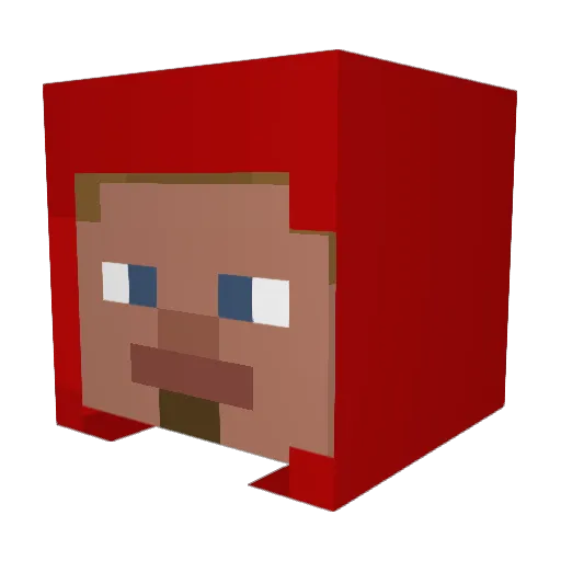 KryptikSun Minecraft avatar head, 3D render
