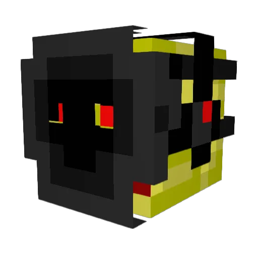 Krypto0111 Minecraft avatar head, 3D render