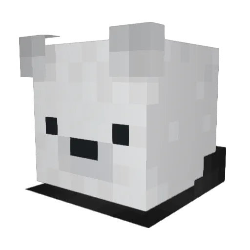 Krypton77 Minecraft avatar head, 3D render