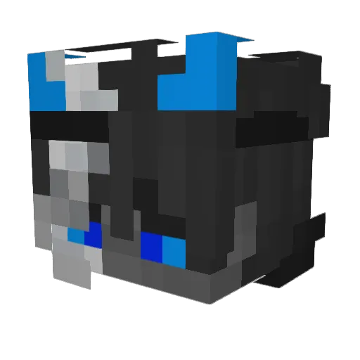Kryptonic_Laser Minecraft avatar head, 3D render