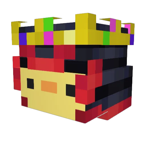 Kryspyeu Minecraft avatar head, 3D render