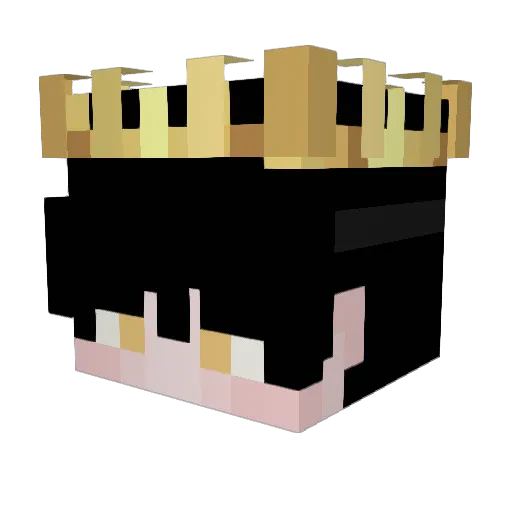 Krystek134 Minecraft avatar head, 3D render