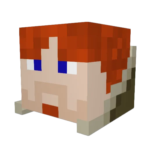 Krystian071205 Minecraft avatar head, 3D render