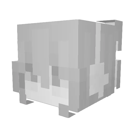 Krysztal2g Minecraft avatar head, 3D render