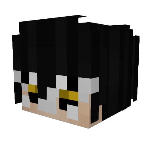 Kryten_2X4B Minecraft avatar head, 3D render