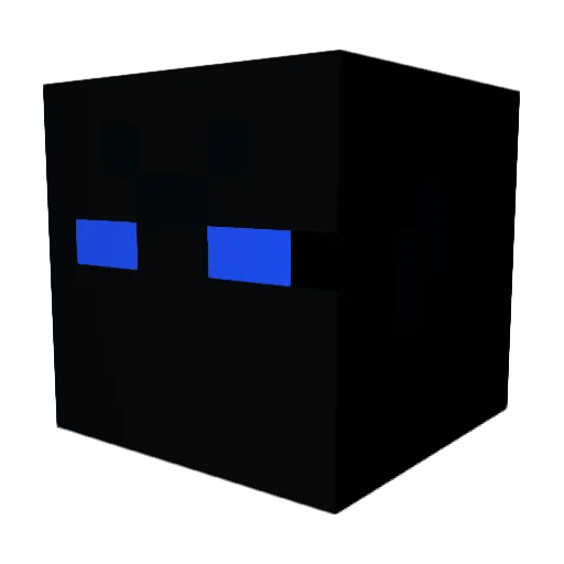 Kryties Minecraft avatar head, 3D render