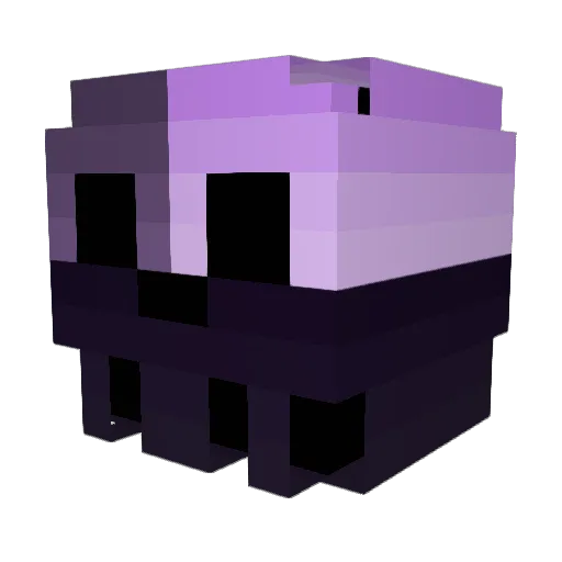 Kryvar Minecraft avatar head, 3D render