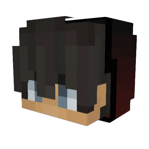 Kryxos72 Minecraft avatar head, 3D render