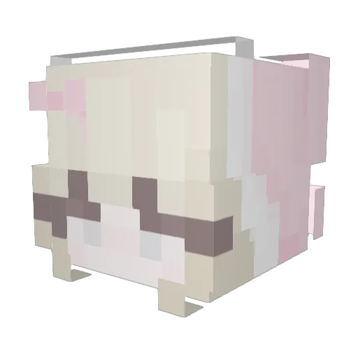 KryxxIe Minecraft avatar head, 3D render
