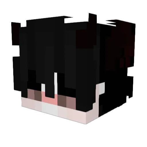 Kryye Minecraft avatar head, 3D render