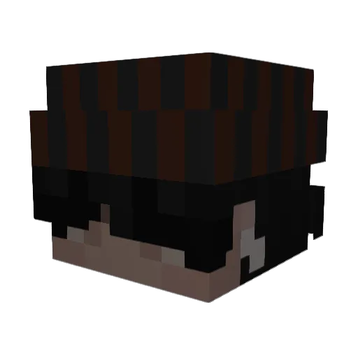 Krzysior2115 Minecraft avatar head, 3D render