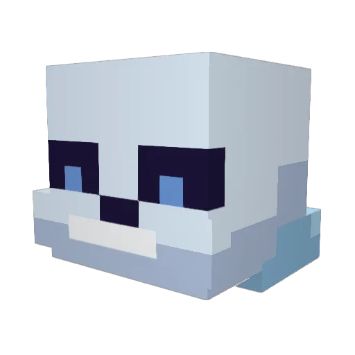 KsKira Minecraft avatar head, 3D render