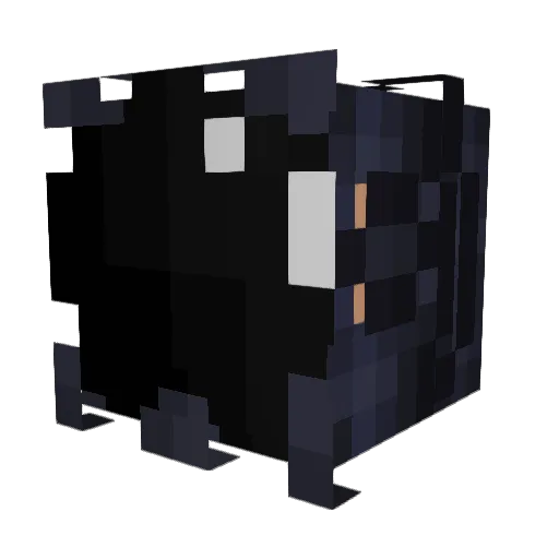 Ksegon Minecraft avatar head, 3D render