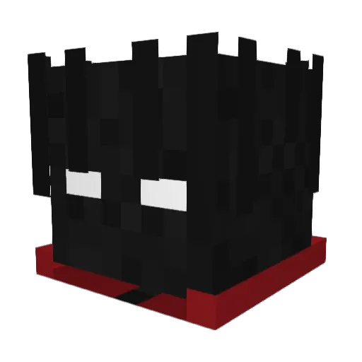 Ksoxis_rar Minecraft avatar head, 3D render