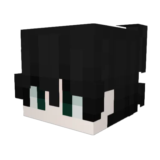 Ksrv Minecraft avatar head, 3D render