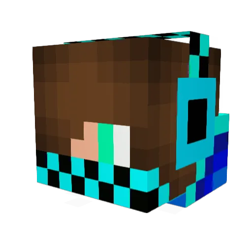 Kss_Ar Minecraft avatar head, 3D render