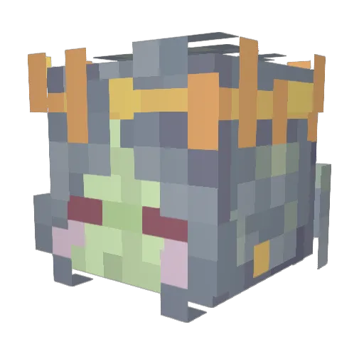 KtKatie Minecraft avatar head, 3D render
