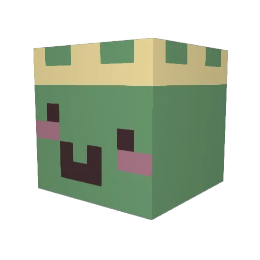 Kt_lawww Minecraft avatar head, 3D render