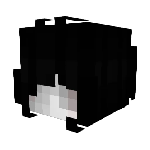 Ktary Minecraft avatar head, 3D render