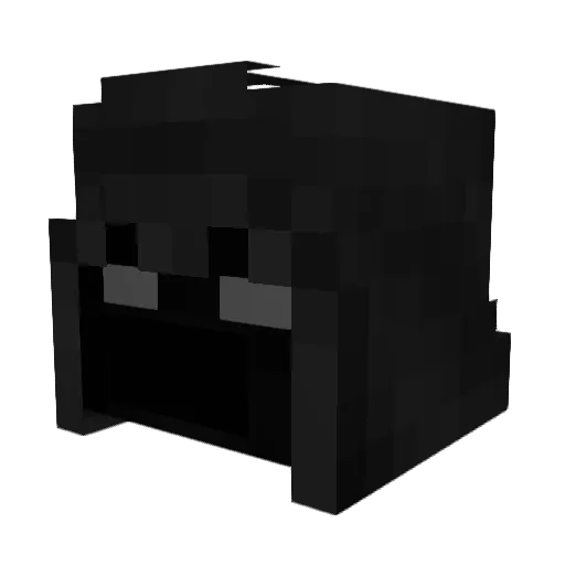 KtauroREIS Minecraft avatar head, 3D render