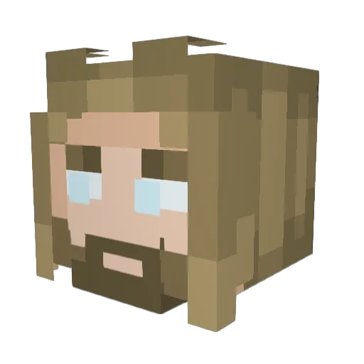 KtownPriest815 Minecraft avatar head, 3D render