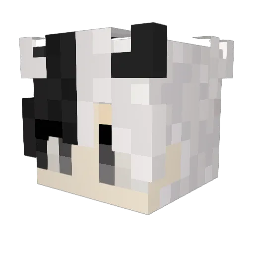 KuHaku_Yoi Minecraft avatar head, 3D render