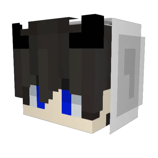 KuKinna Minecraft avatar head, 3D render
