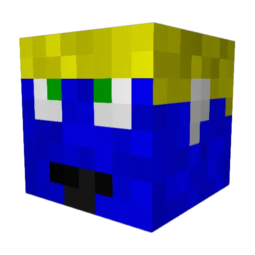 KuUmLawd Minecraft avatar head, 3D render