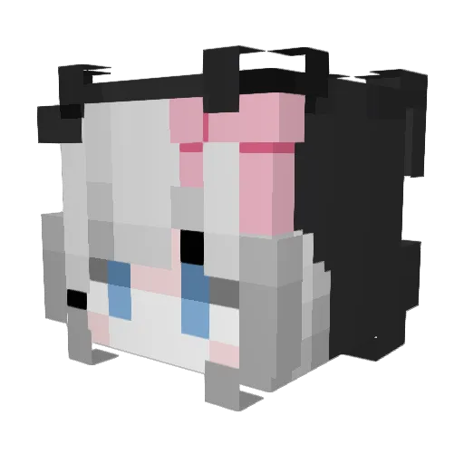 Kuan_ru_good Minecraft avatar head, 3D render