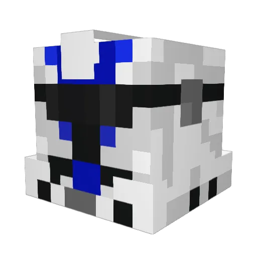 Kuba3242 Minecraft avatar head, 3D render