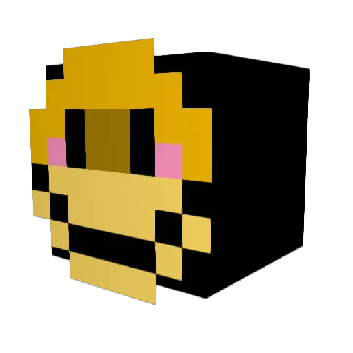 Kuba_night Minecraft avatar head, 3D render