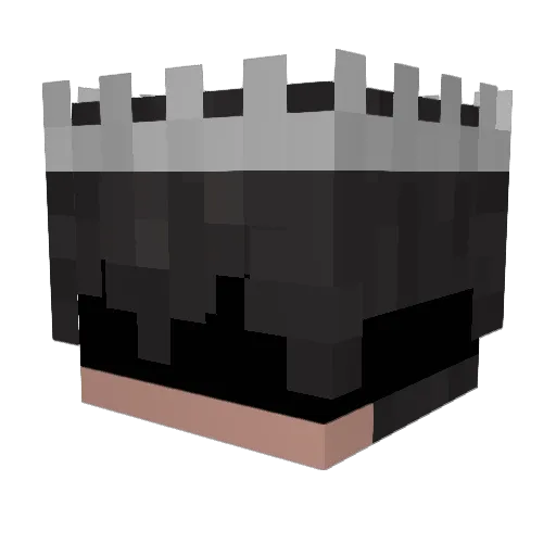 Kubaaav Minecraft avatar head, 3D render