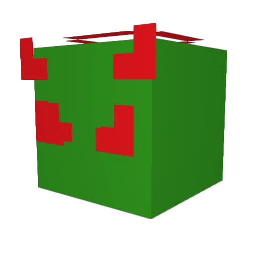 Kubacu13 Minecraft avatar head, 3D render
