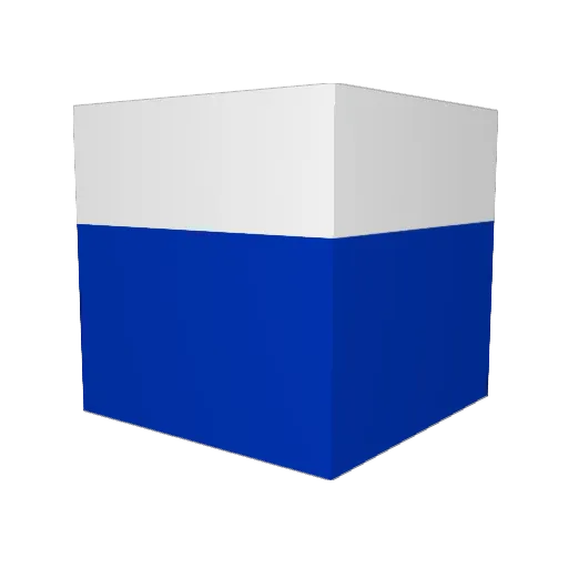 Kubaixon Minecraft avatar head, 3D render