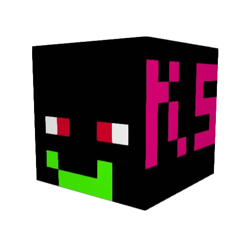 Kubasek66 Minecraft avatar head, 3D render