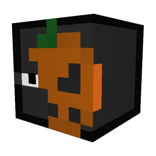 Kubasifya Minecraft avatar head, 3D render