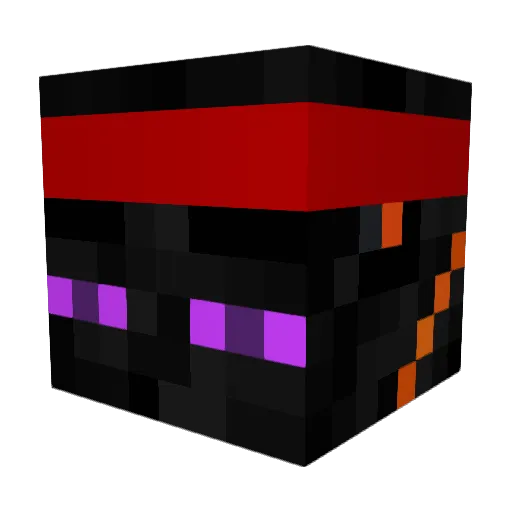 Kubastrycek Minecraft avatar head, 3D render