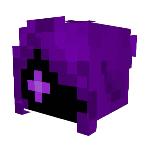 KubeeChip Minecraft avatar head, 3D render