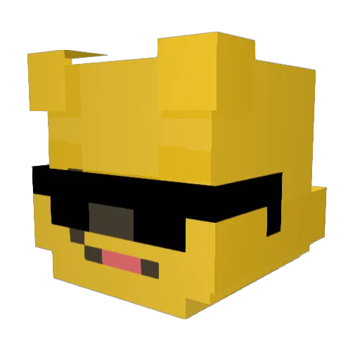 KubekKubas Minecraft avatar head, 3D render