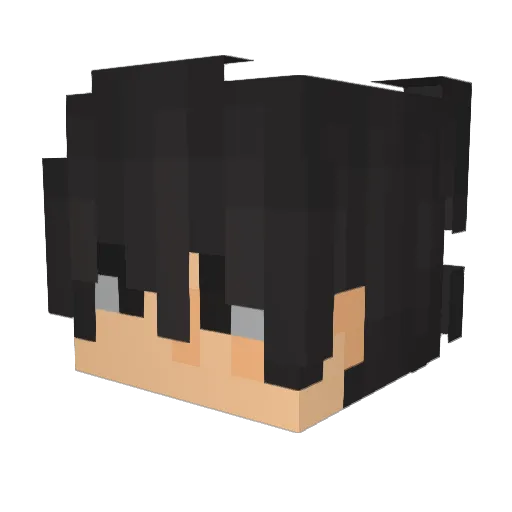 Kubgames Minecraft avatar head, 3D render