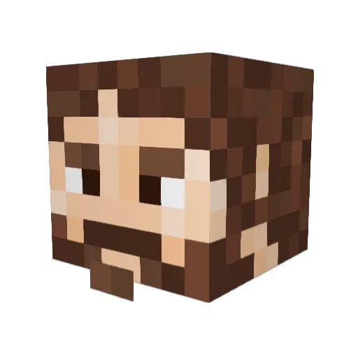 Kubi9800 Minecraft avatar head, 3D render
