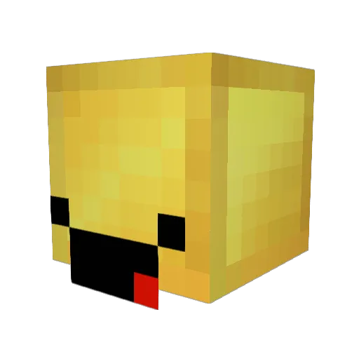 KubiProducent Minecraft avatar head, 3D render